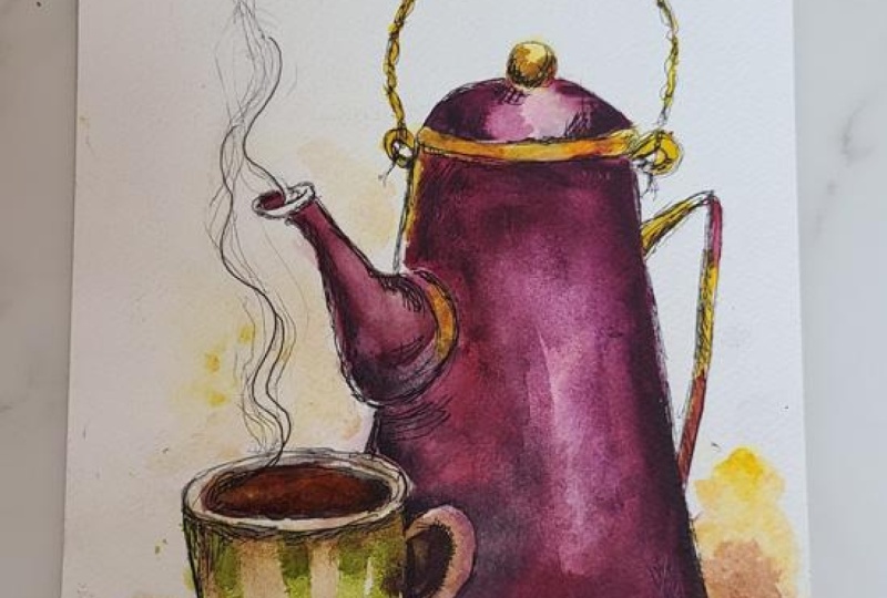 Old coffee pot