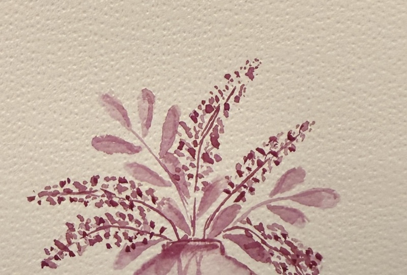 Tiny vase in Quin Violet