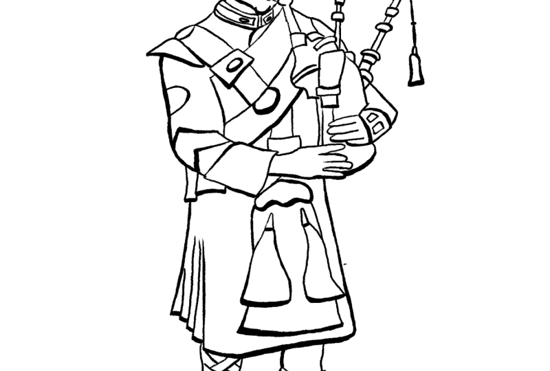 Wee Line Illustration 🏴󠁧󠁢󠁳󠁣󠁴󠁿
