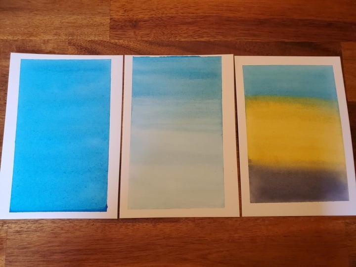 Flat, Graded and Variegated Washes