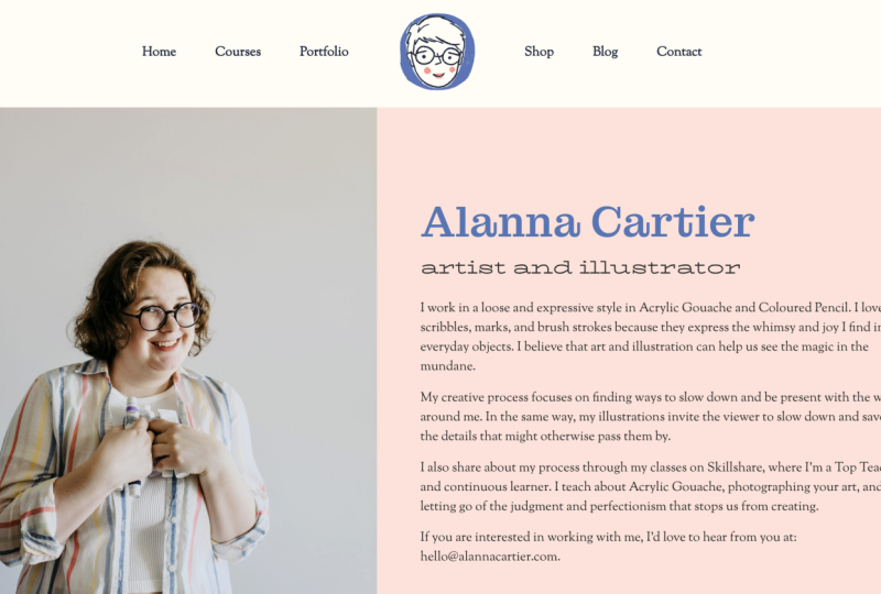 Wordpress Illustration Website