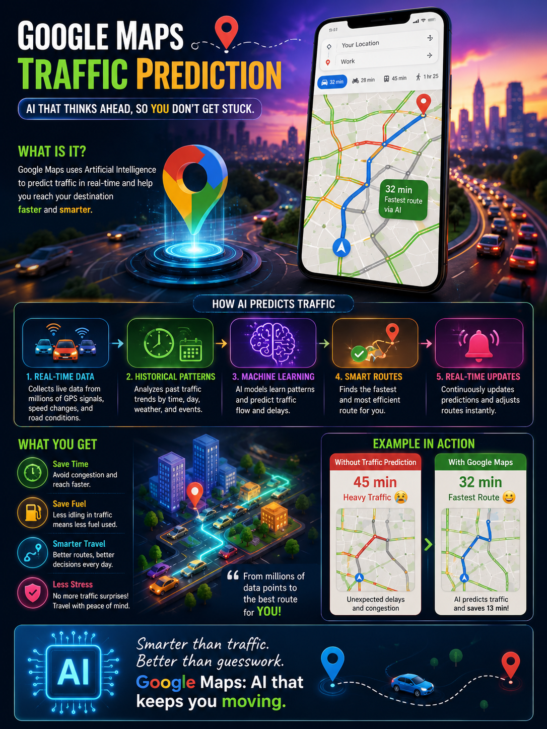 Google Maps Traffic Prediction – AI in Everyday Life - student project