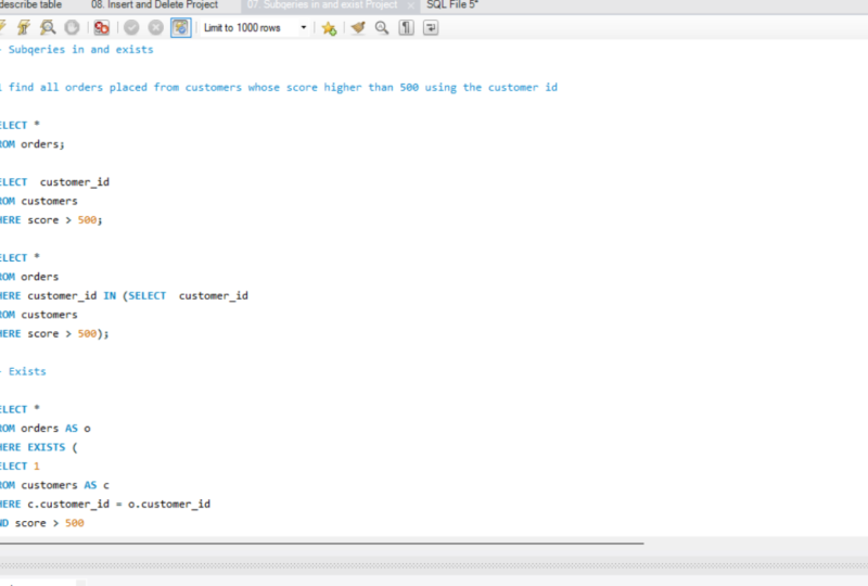 SQL -Project