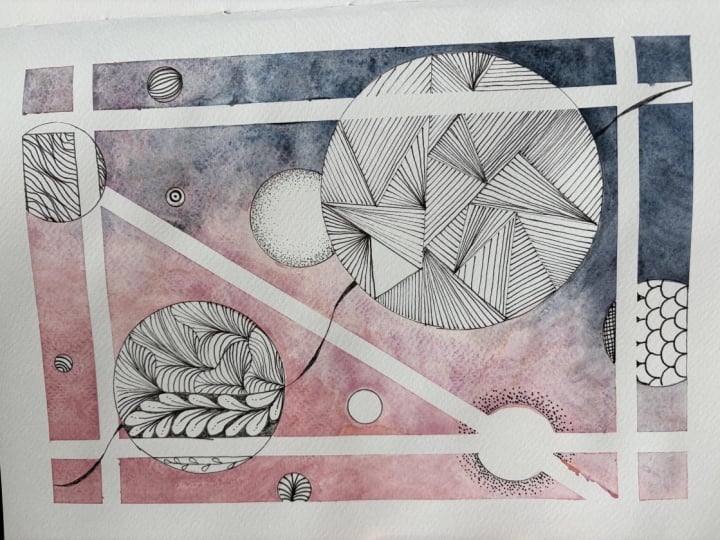 abstract watercolor recipe