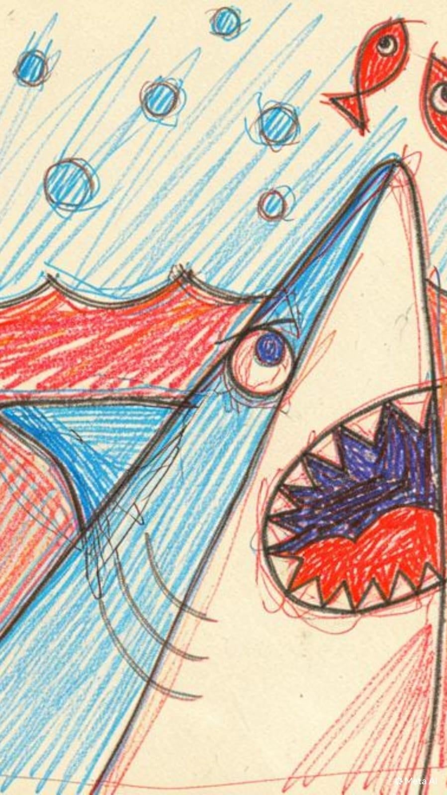 scary shark - student project