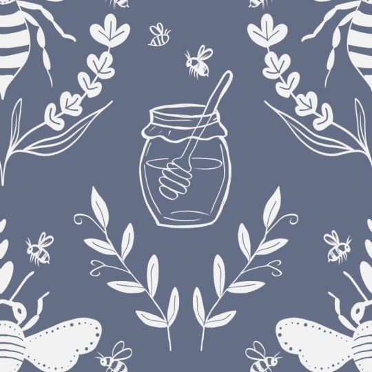 Honey Bee Damask