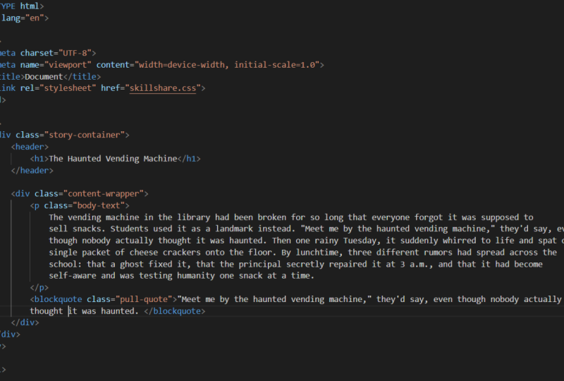Block Quote Project