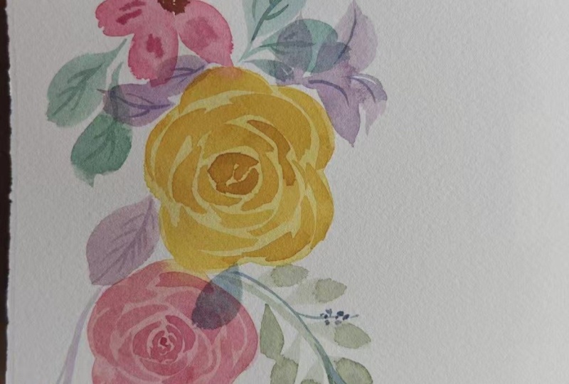 watercolor flowers