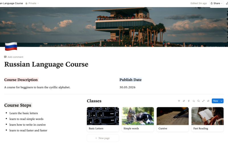 Russian Course