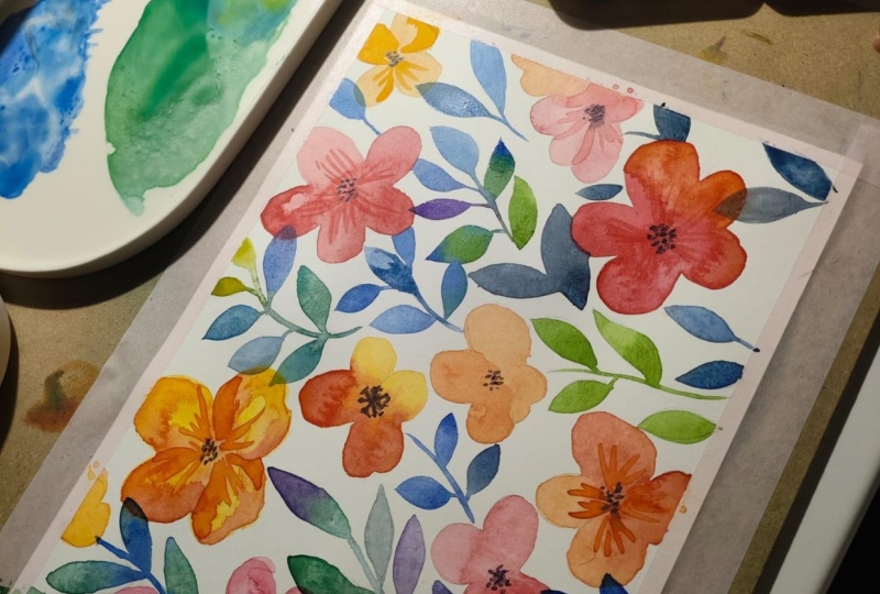 Watercolor Floral Pattern