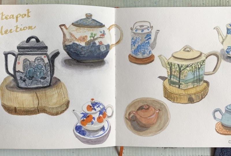 My teapot collection
