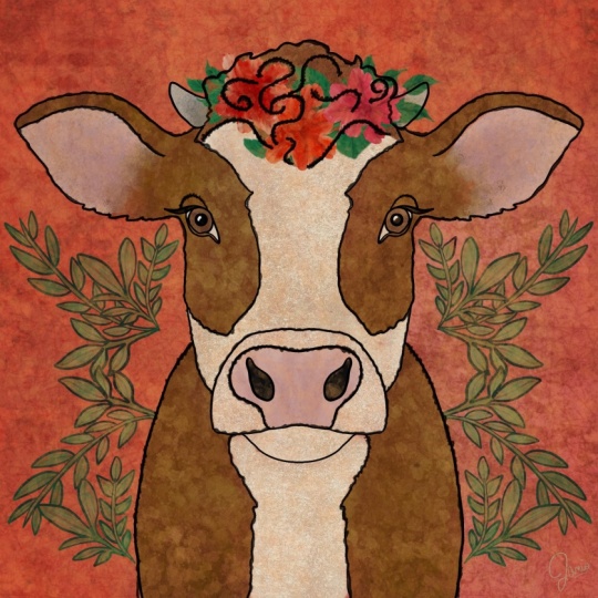 Rustic Cow