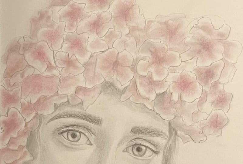 Graphite and soft pastel