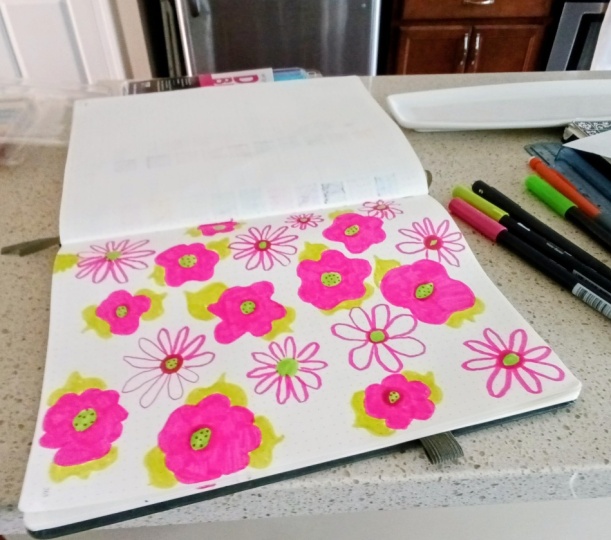 Polka-dot flowers