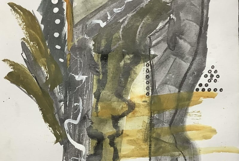 Using graphite powder and water like liquid graphite.