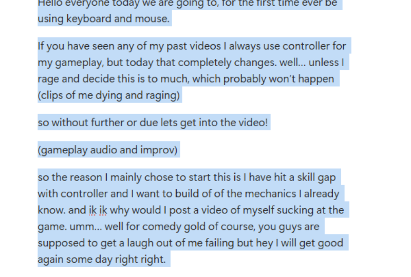 My Fortnite video Idea