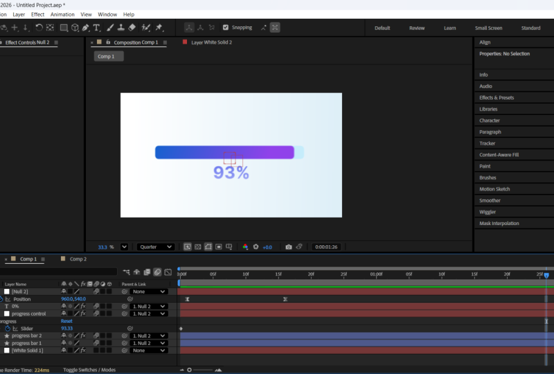 progress bar completion