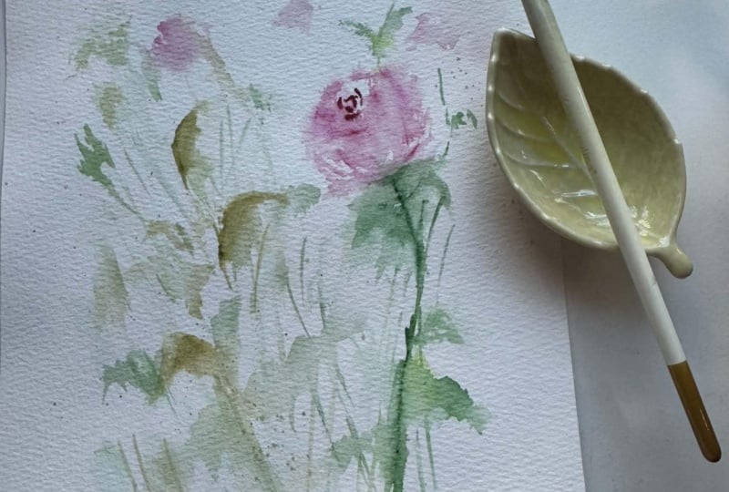 atmospheric Flower Composition