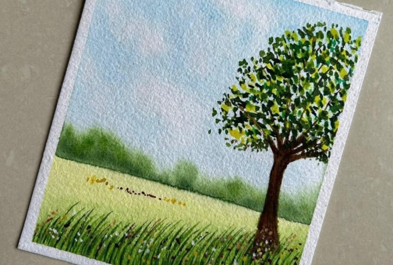 Blooming meadow