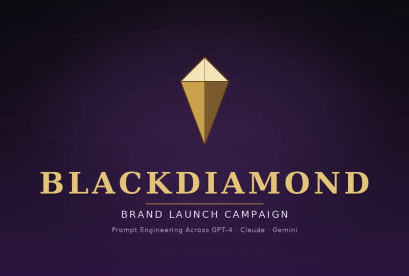 "BlackDiamond Brand Launch: Designing & Optimizing Prompts Across GPT-4, Claude & Gemini"