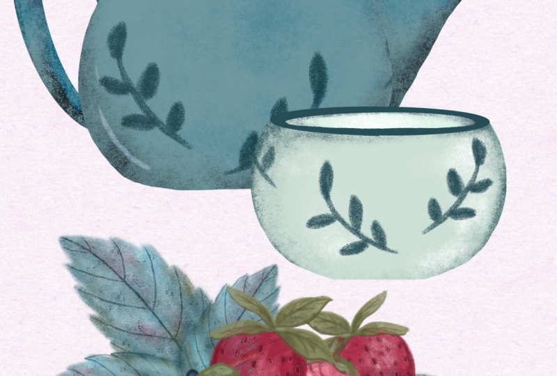 Teatime and Berries