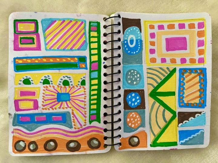 My Sketchbook Peaceful Panels