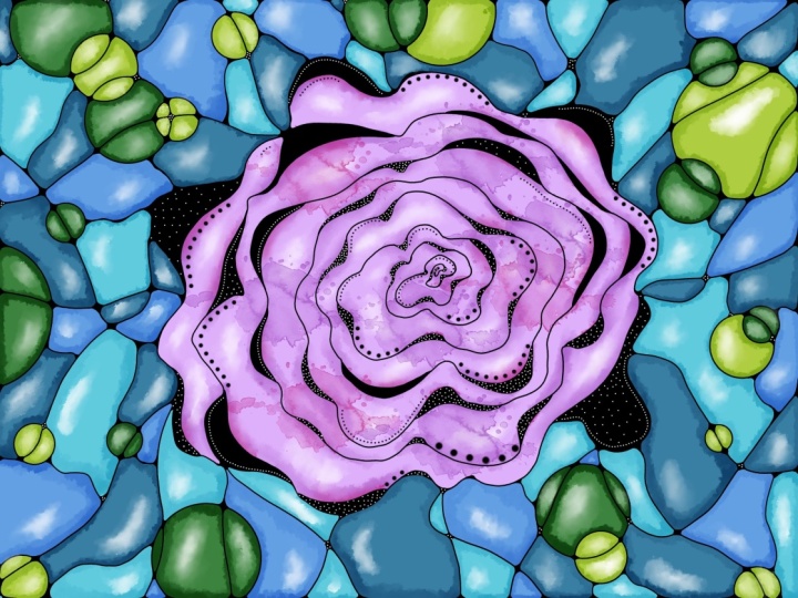 NeuroArt rose