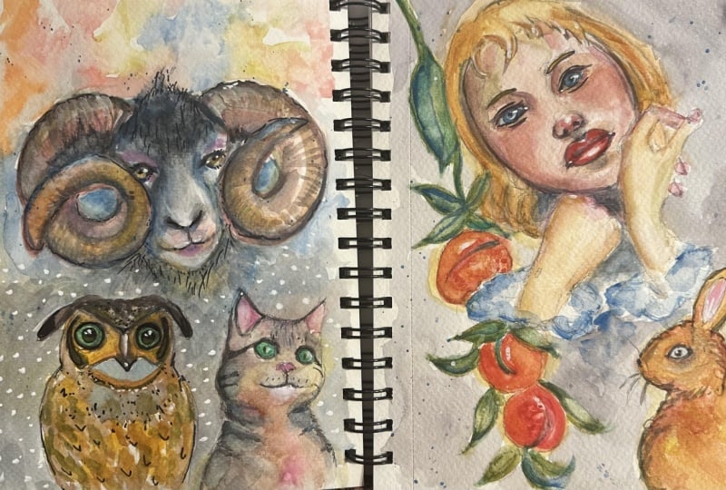 Sketchbook Spread