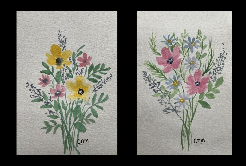 Loose Watercolor Bouquet
