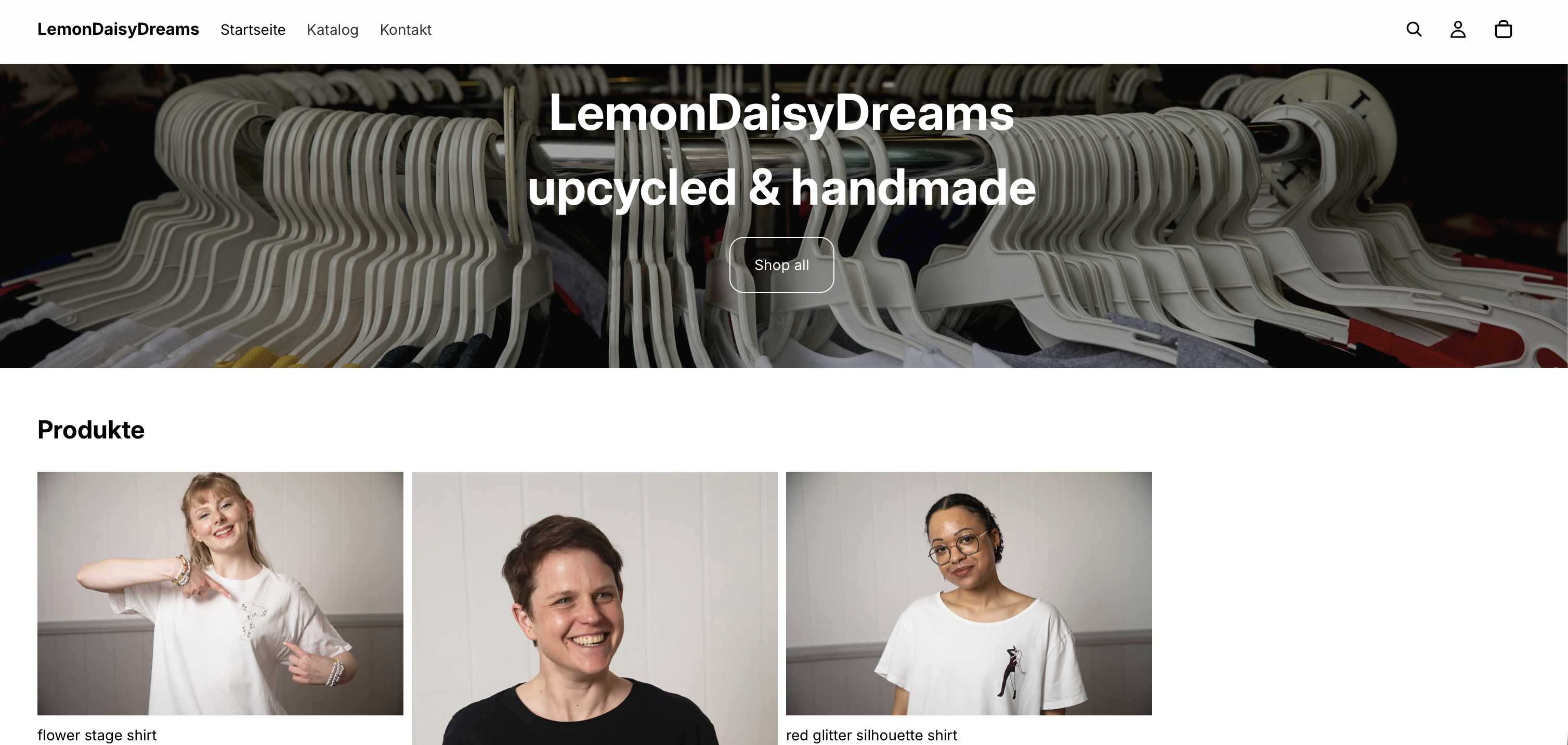 LemonDaisyDreams - Online Shop - student project