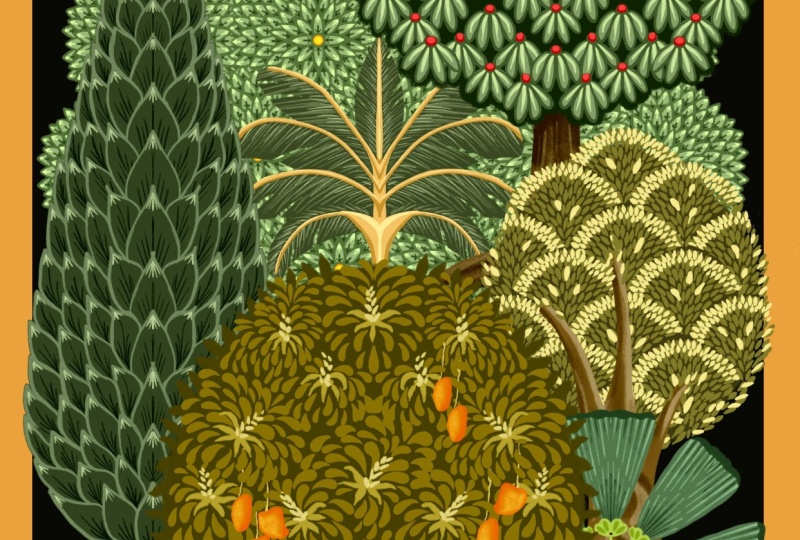 Pichwai Trees