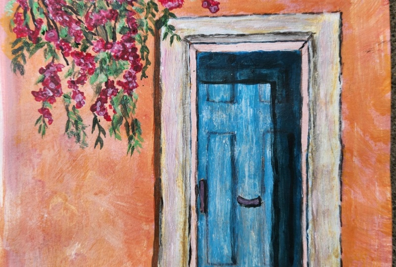 Learning acrylic painting