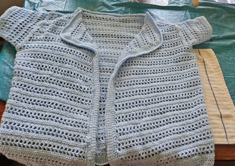 Short sleeve sweater