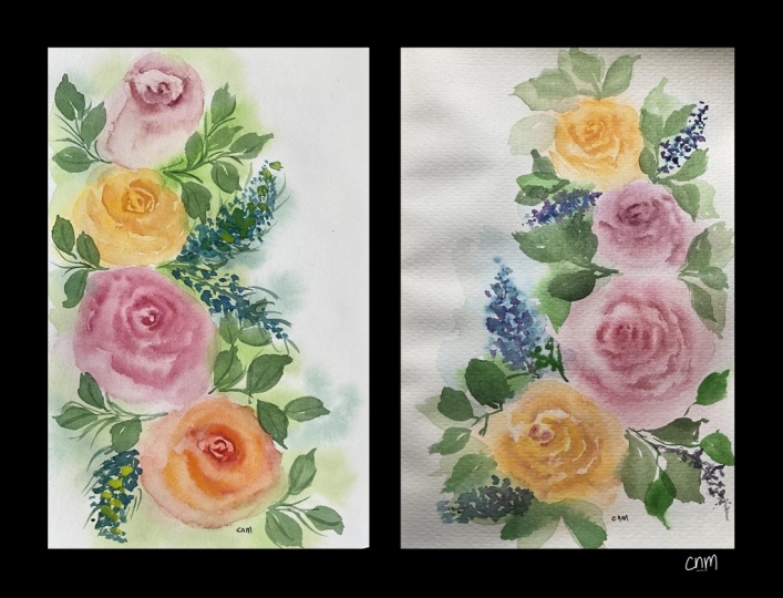 Watercolour Wet-on-Wet Florals