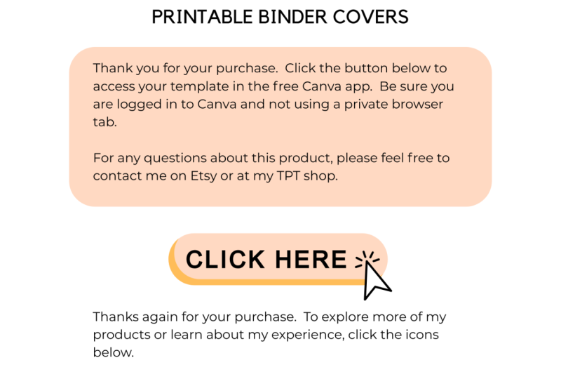 PDF Download for Canva Template