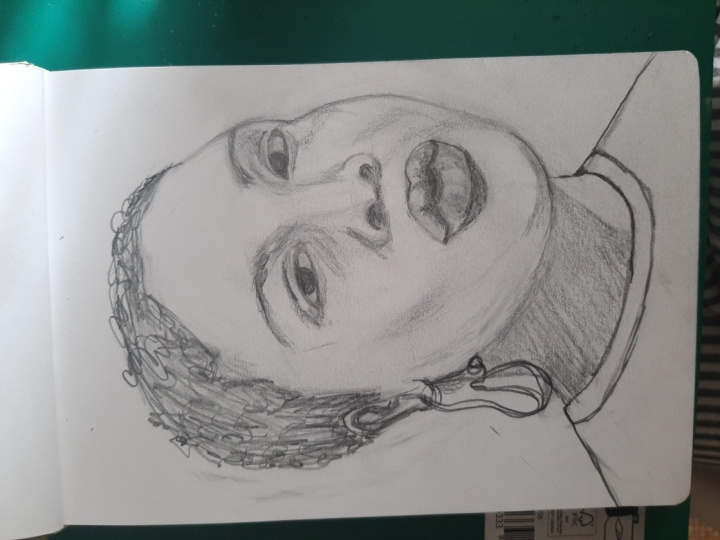 Portrait à la gouache défi 1