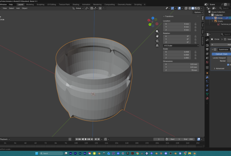 thats what happen when i add subdivison surface or shade smoothe