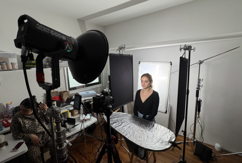 Iluminación para video AON belleza con fondos realmente blancos  y definición extrema