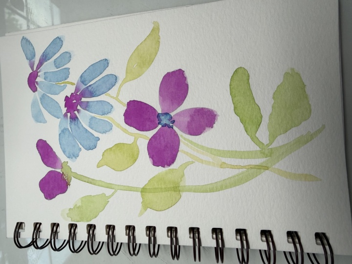 Back to watercoloring after 30 years
