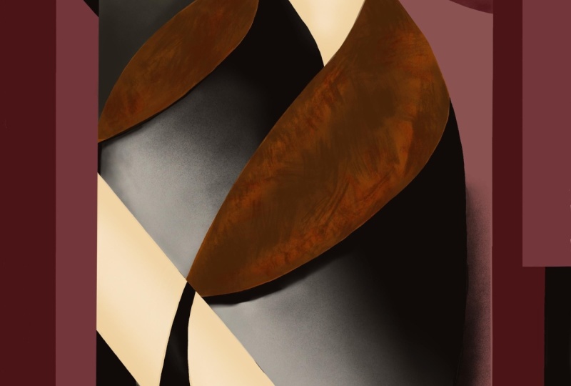 Stylized art deco