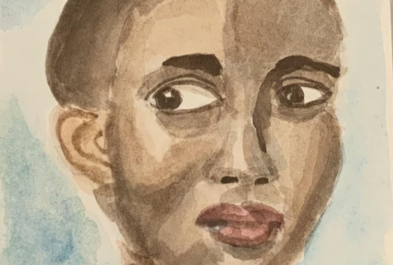 Watercolor portrait
