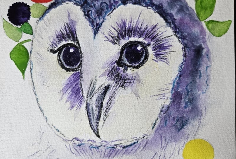 Whimsical Owl sketch