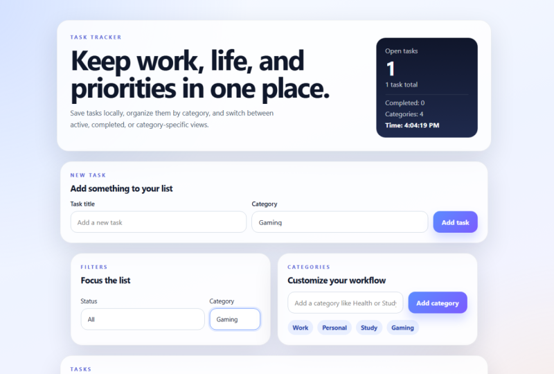 Task Tracker