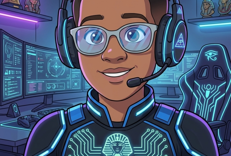 Cartoon gaming character