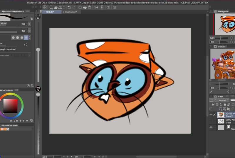 My first workspace in CSP