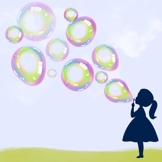 Painting bubbles