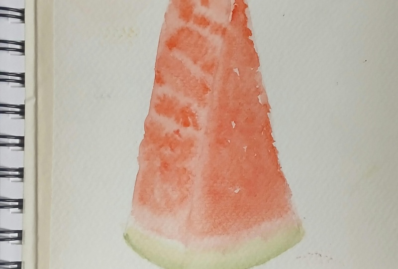 Watercolor sketchbook practice