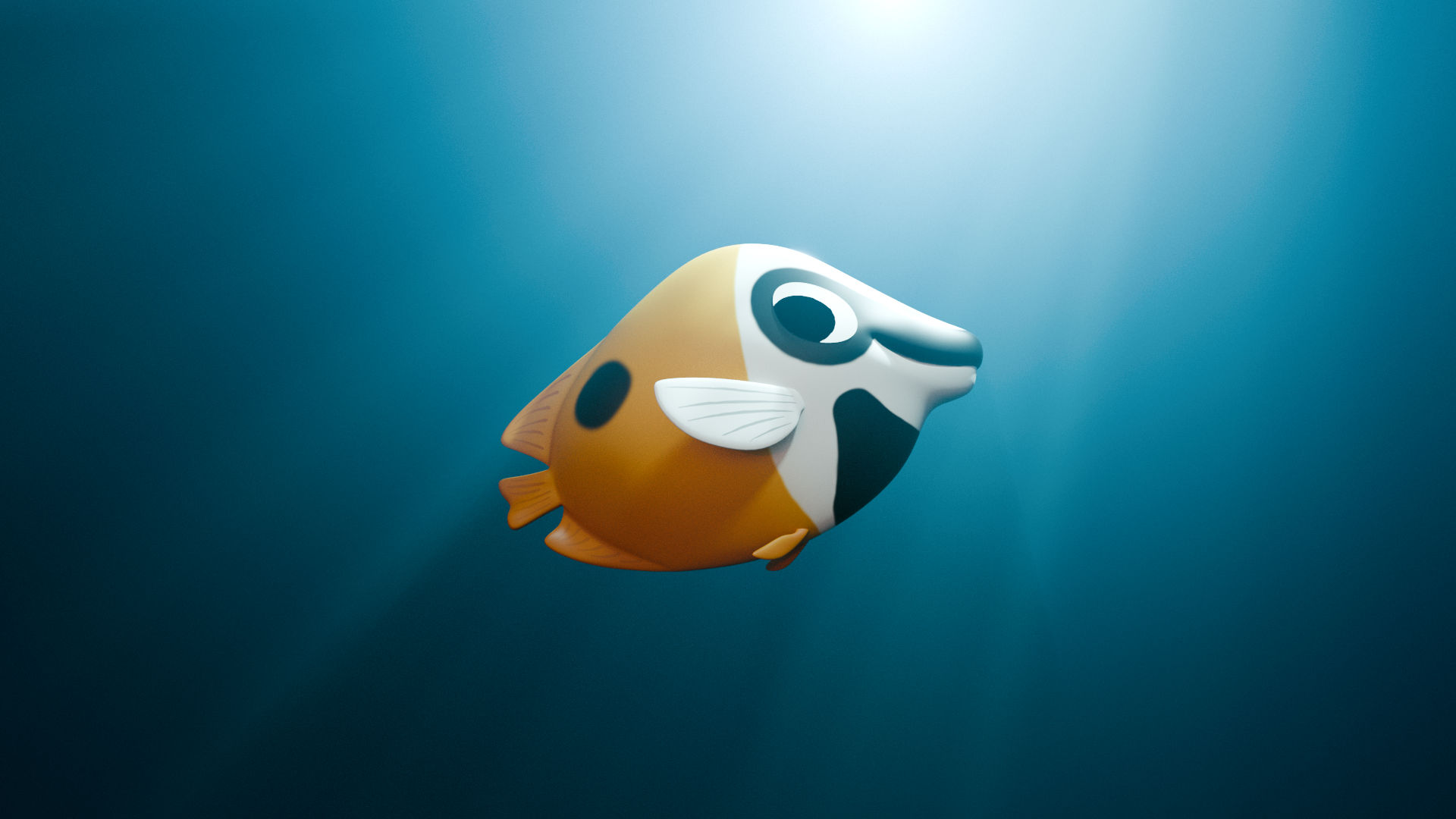 Animated Rabbitfish - student project