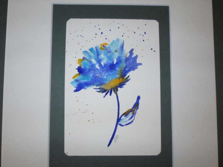 Bold Blue Bloom