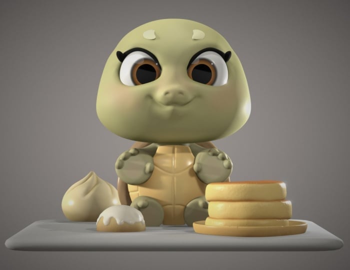 Hungry turtle
